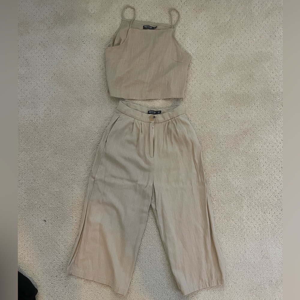 Nasty Gal matching set | Light Brown